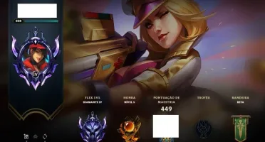 CONTA DIAMANTE, SKINS DE PRESTÍGIO E RP