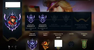 CONTA DIAMANTE, SKINS DE PRESTÍGIO E RP