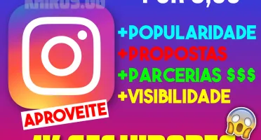 [PROMOÇÃO] 1K Seguidores Instagram por Apenas 8,99!