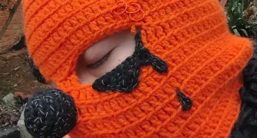 Balaclava Palhaço Laranjinha