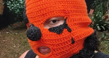 Balaclava Palhaço Laranjinha