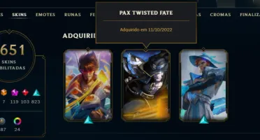 Conta League of legends, TFT, Valorant