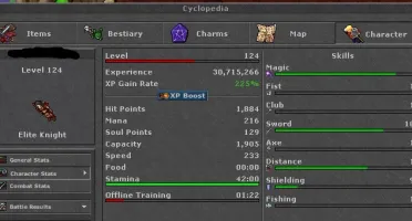 Knight 211 - Skill 104 Sword
