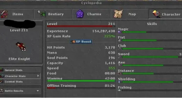 Knight 211 - Skill 104 Sword