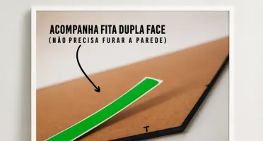 Kit 3 Xícaras Minimalistas em MDF para Cantinho do Café