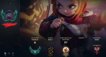CONTA SMURF LOL PLATINA 3 MMR DIAMANTE