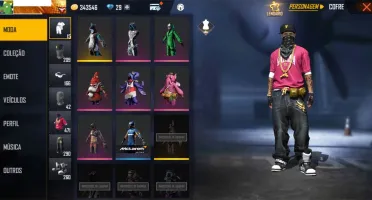 CONTA FREE FIRE GEMADA COM 2º PASSE DE ELITE