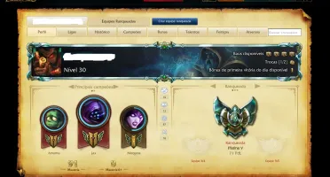 Conta Platina V League of Legends