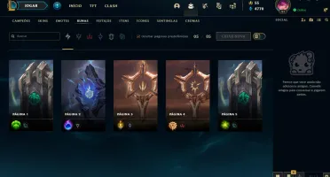 CONTA LVL 91 COM SKIN ULTIMATE SERAPHINE