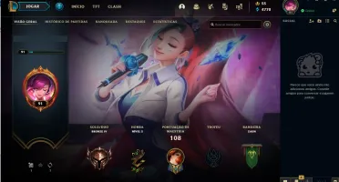 CONTA LVL 91 COM SKIN ULTIMATE SERAPHINE