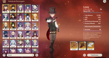 GENSHIN IMPACT - AR55, 13T5⭐Lyney C2 + Bis, Zhongli, Yelan,