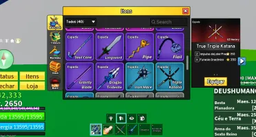 Conta Blox Fruit - Full, Dragom Perm E Etc
