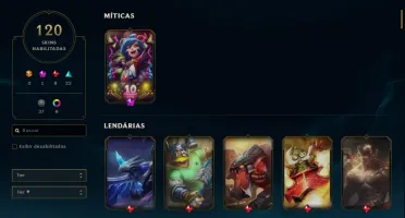 Conta League of Legends desde 2013