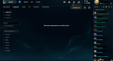 Conta lvl 30 138 Champs