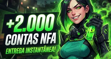 ⚡ Envio Automático! PDF com +2.000 Contas NFA de Valorant✅