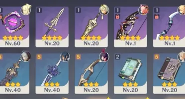 Zhongli + lança 5 estrelas