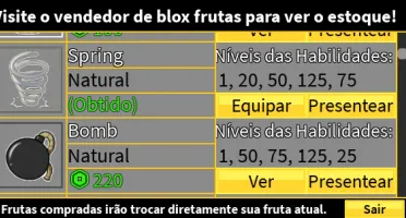 Frutas Perm E Mutas Gamepass
