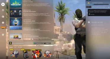 Conta CSGO Prime, 261 jogos, 9 anos de Steam e Level 12