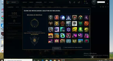 Conta SMURF UNRANKED 1 SKIN 24 CHAMPS