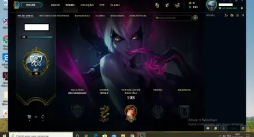 Conta SMURF UNRANKED 1 SKIN 24 CHAMPS