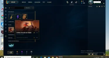 Conta SMURF UNRANKED 1 SKIN 24 CHAMPS