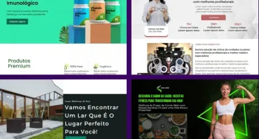 50+ Paginas de vendas no Canva (Diversos Seguimentos)