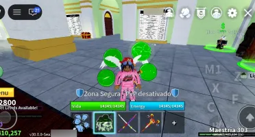 Conta De Blox Fruit Muito Boa Com Passes E Frutas Perm