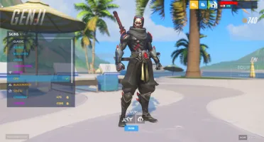 Conta Overwatch Com Skin Noire Widowmaker