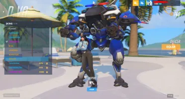 Conta Overwatch Com Skin Noire Widowmaker