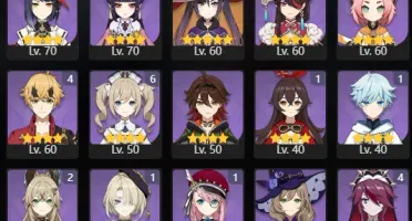 Genshin Impact (Alhaitham com BIS, 15 heróis 5*)