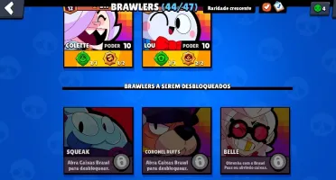 Conta no Brawl Stars com 20k de medalhas na classificação