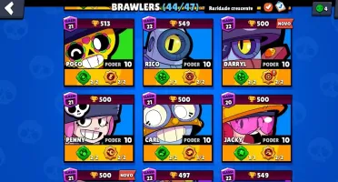 Conta no Brawl Stars com 20k de medalhas na classificação