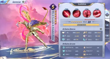 Saint Seiya awakening com milo divino upado e mais