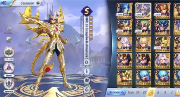 Saint Seiya awakening com milo divino upado e mais