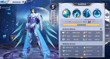 Saint Seiya awakening com milo divino upado e mais