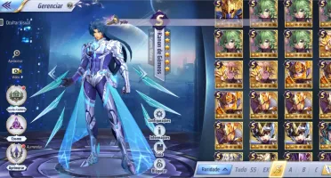 Saint Seiya awakening com milo divino upado e mais