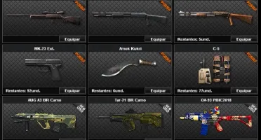 Conta pb 30% para capitao 1 itens para upar e varias armas .