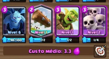 Conta de clash royale arena 8