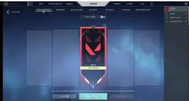 CONTA VALORANT LVL 20, PARA JOGAR COMPETITIVO