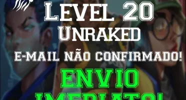 CONTA VALORANT LVL 20, PARA JOGAR COMPETITIVO