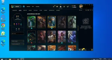 Conta league of legends lvl 200 - 81 skins - 1860 rp