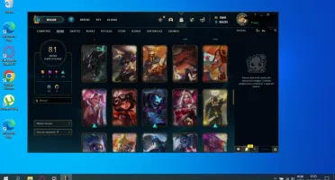 Conta league of legends lvl 200 - 81 skins - 1860 rp