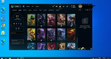 Conta league of legends lvl 200 - 81 skins - 1860 rp