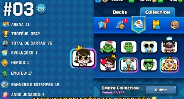 PROMOÇÃO!! - Contas Clash Royale Com Imagens