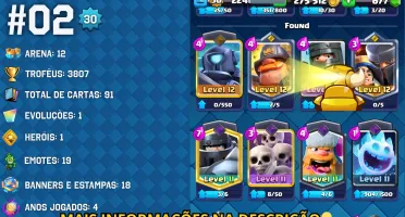 PROMOÇÃO!! - Contas Clash Royale Com Imagens