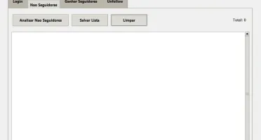 Programa para instagram follow e unfollow