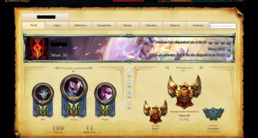 Conta [Gold 4] com Vayne Ladra de Almas e Lux Elementalista