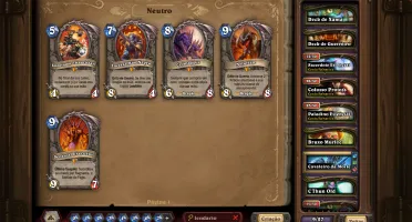 Conta de Hearthstone com muitas lendárias
