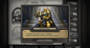 Conta de Hearthstone com muitas lendárias