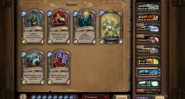 Conta de Hearthstone com muitas lendárias